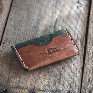 Luava handmade leather wallet Gofer NUUKSIO one off back