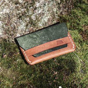 Luava handmade leather wallet Gofer NUUKSIO one off in nature